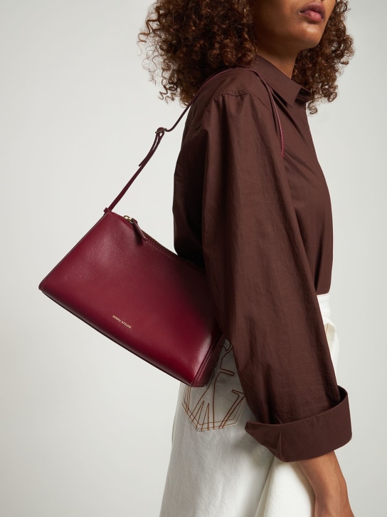 Manu Atelier: Prism smooth leather shoulder bag - women_1 | Luisa Via Roma