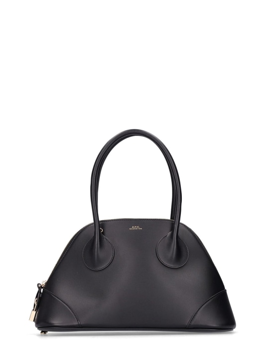 A.P.C.: Emma smooth leather top handle bag - women_0 | Luisa Via Roma
