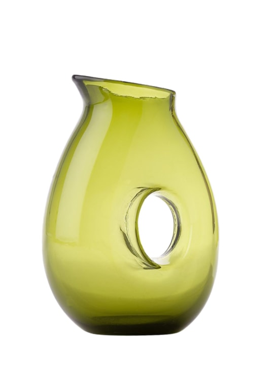 Polspotten: Jarra Jug With a Hole - Verde - ecraft_0 | Luisa Via Roma