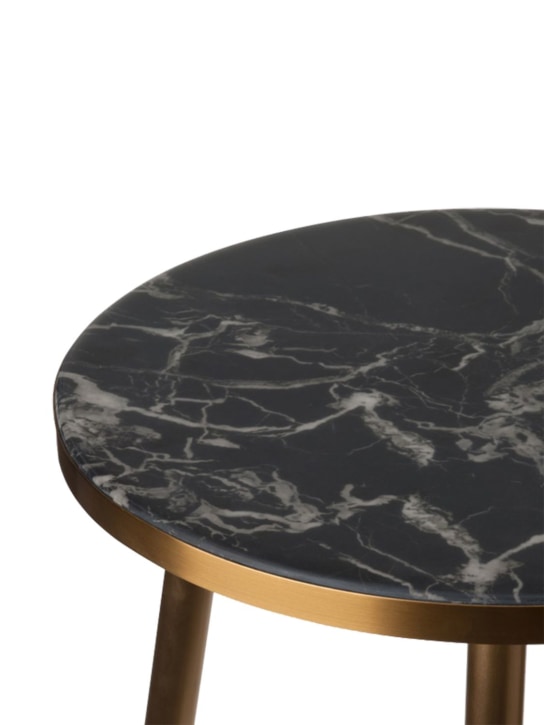 Polspotten: Table d'appoint effet marbre - Noir/Or - ecraft_1 | Luisa Via Roma