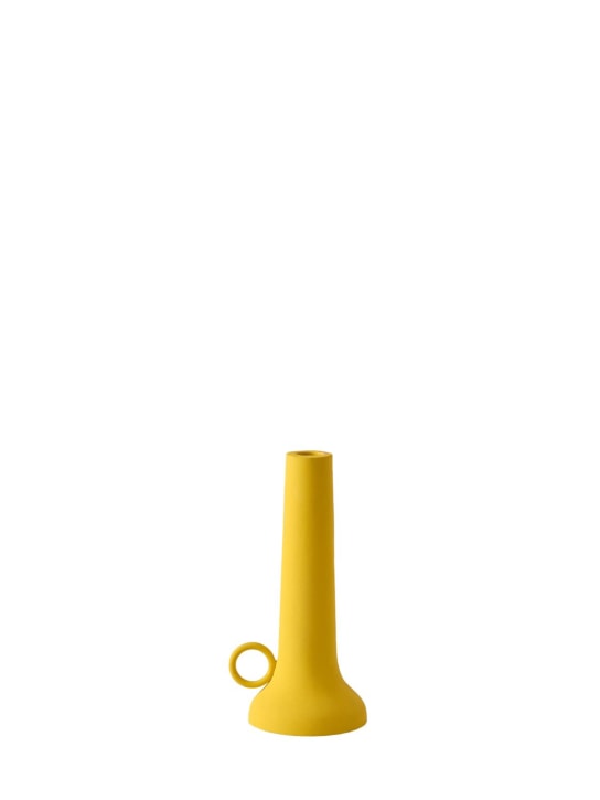 Polspotten: S Spartan candle holder - Yellow - ecraft_1 | Luisa Via Roma
