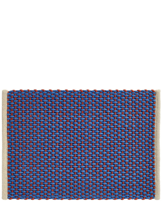 HAY: 编织黄麻&羊毛门垫 - 蓝色 - ecraft_0 | Luisa Via Roma