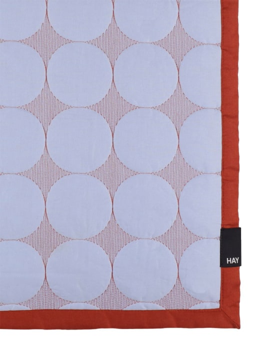 HAY: Mega Dot cotton blend bedspread - Mavi - ecraft_1 | Luisa Via Roma