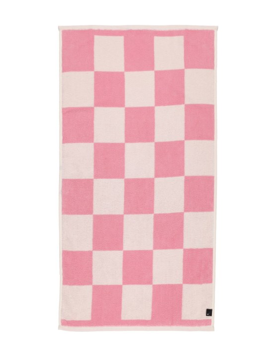 HAY: Check cotton hand towel - Pink - ecraft_0 | Luisa Via Roma