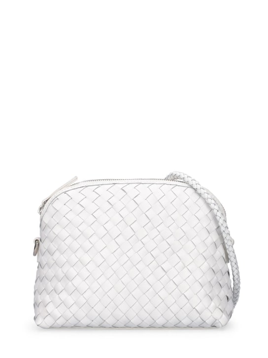Dragon Diffusion: Chunky Fellini leather shoulder bag - White - women_0 | Luisa Via Roma