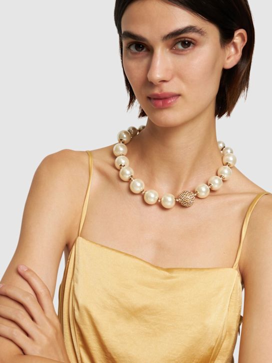 Rosantica: Bucaneve imitation pearl collar necklace - women_1 | Luisa Via Roma
