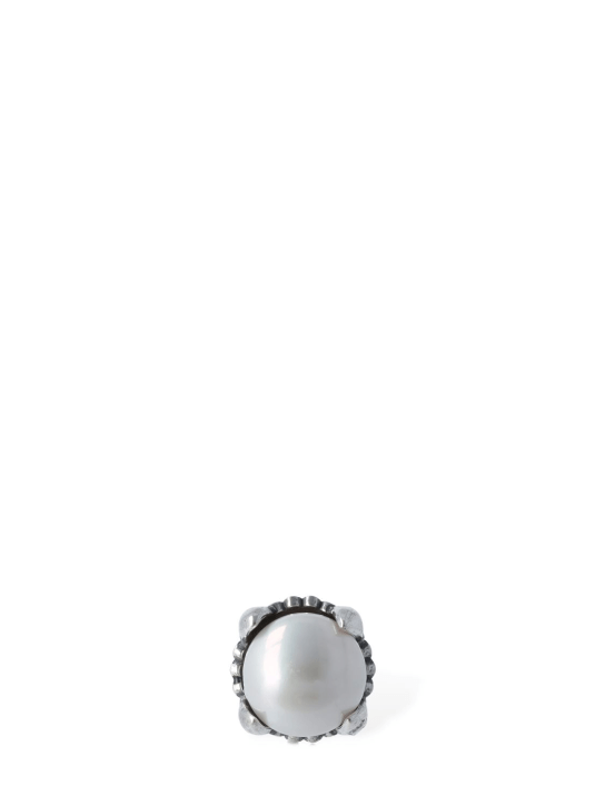 Emanuele Bicocchi: Mono clou d'oreille avec perle 9 mm - Perle - men_0 | Luisa Via Roma
