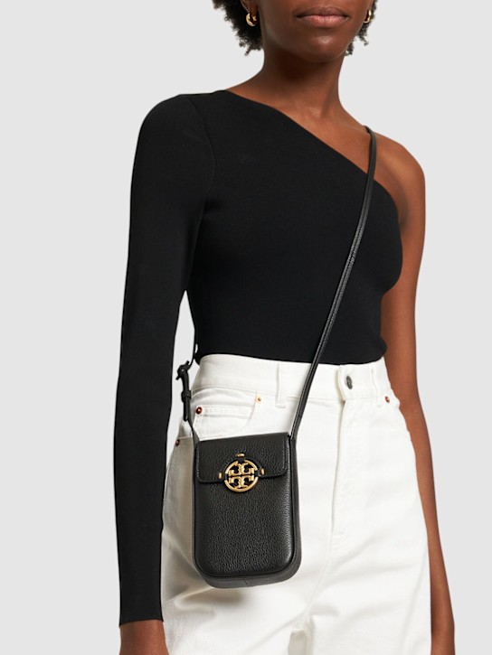 Miller leather phone case w/ strap Tory Burch Women Luisaviaroma