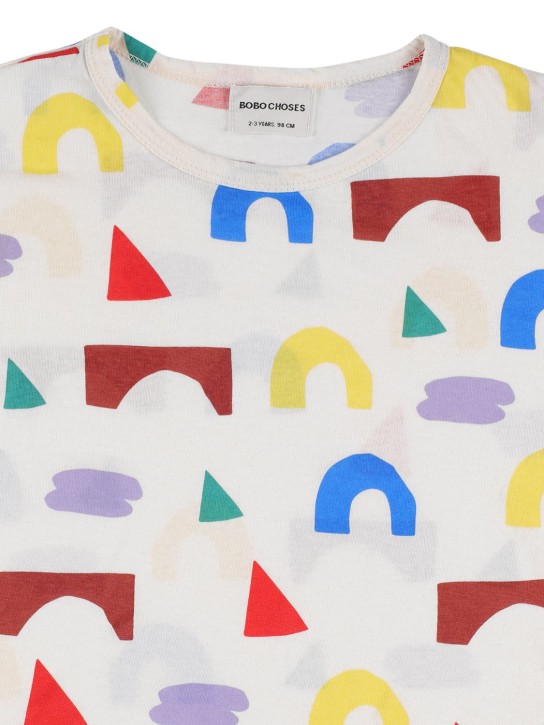 Bobo Choses: Camiseta de algodón orgánico estampada - kids-boys_1 | Luisa Via Roma