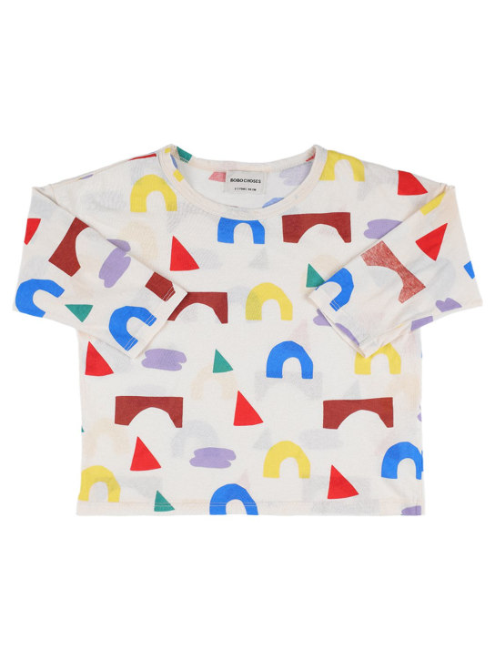Bobo Choses: 프린트 오가닉 코튼 티셔츠 - kids-boys_0 | Luisa Via Roma