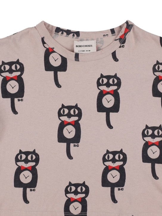 Bobo Choses: T-shirt en coton biologique imprimé voiture - kids-boys_1 | Luisa Via Roma