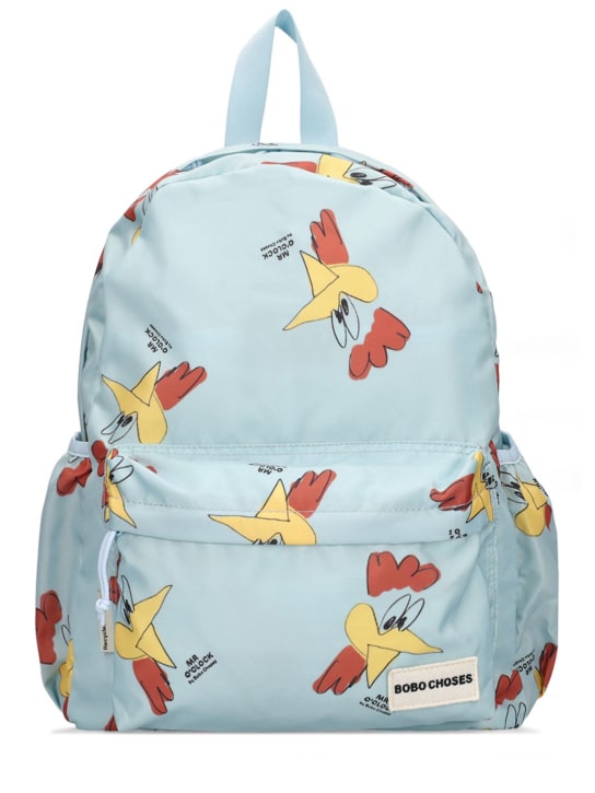Bobo Choses: Chicken print nylon backpack - kids-boys_0 | Luisa Via Roma