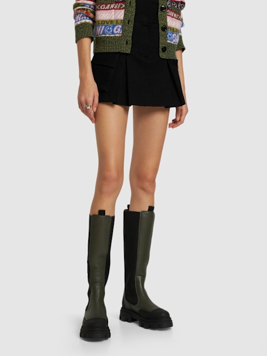 50mm Leather tall boots - Thumbnail 2