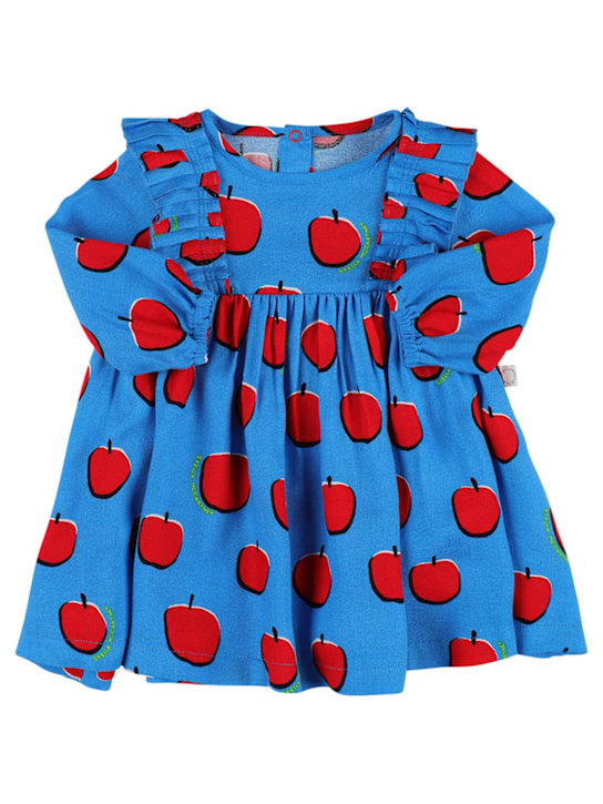 Stella McCartney Kids: KLEID UND HÖSCHEN MIT DRUCK - Blau/Rot - kids-girls_1 | Luisa Via Roma