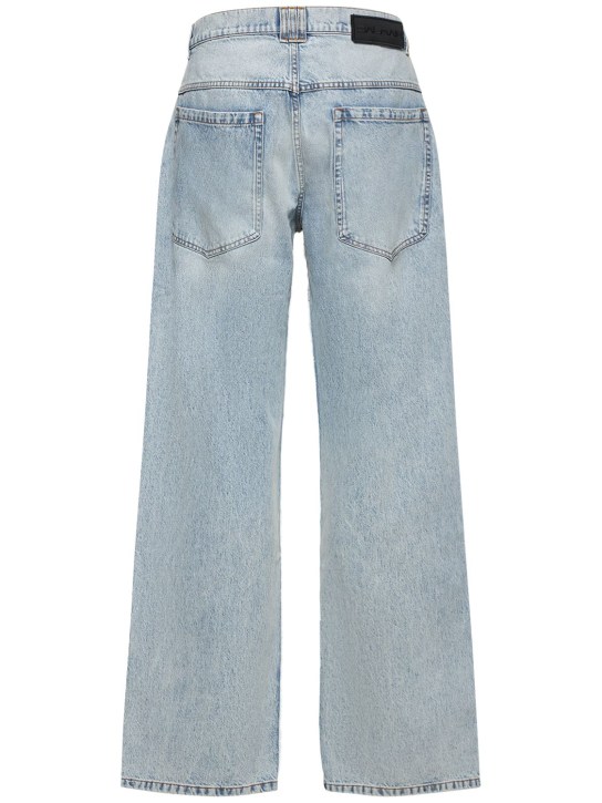 Vintage wash loose fit denim jeans - Thumbnail 2