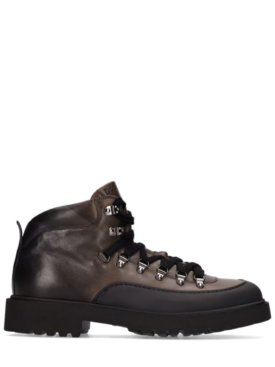 Doucal's: Leather hiking boots - men_0 | Luisa Via Roma