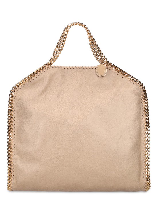 Stella McCartney: Falabella shaggy faux leather tote bag - Butter Cream - women_0 | Luisa Via Roma