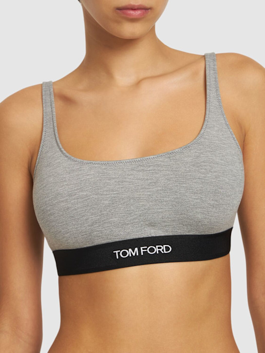 Logo modal jersey bra top - Thumbnail 2