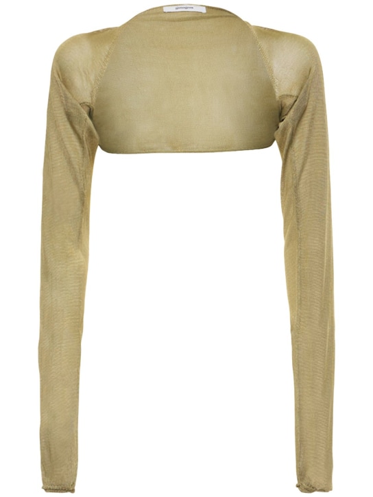 Gimaguas: Saphira jersey sleeves - Green - women_0 | Luisa Via Roma