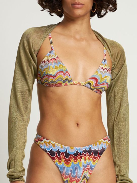 Gimaguas: Saphira jersey sleeves - Green - women_1 | Luisa Via Roma