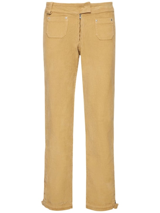 Gimaguas: Cross straight pants - Beige - women_0 | Luisa Via Roma