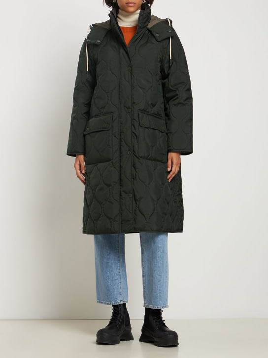 BARBOUR: Alexa Chung Nevis quilted long coat - women_1 | Luisa Via Roma