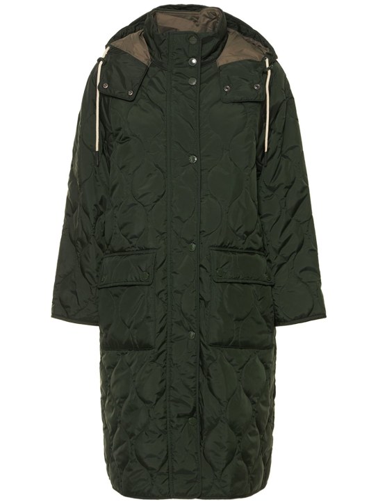 BARBOUR: Alexa Chung Nevis quilted long coat - women_0 | Luisa Via Roma