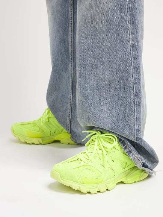 Balenciaga: Track sneakers - Neon Yellow - men_1 | Luisa Via Roma