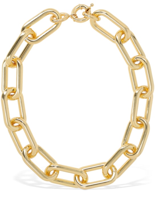 Federica Tosi: Lace Norah collar necklace - Altın Rengi - women_0 | Luisa Via Roma