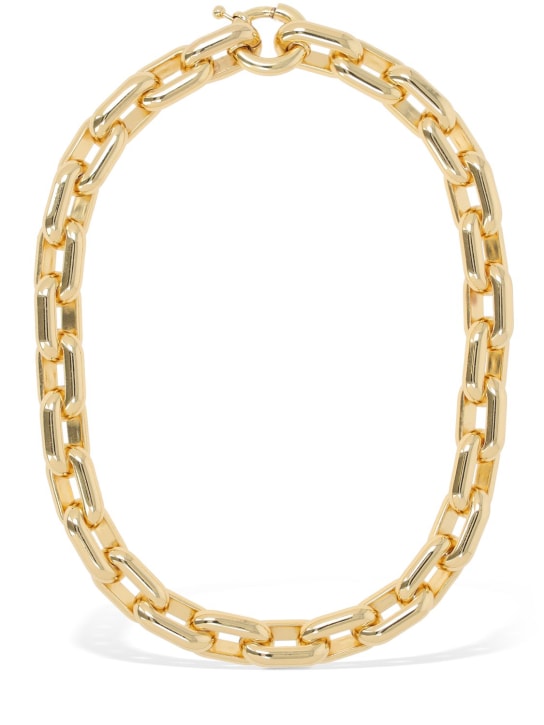 Federica Tosi: Lace Ella collar necklace - Altın Rengi - women_0 | Luisa Via Roma