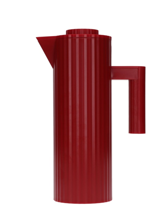 Alessi: Plissé insulated pitcher - Kırmızı - ecraft_0 | Luisa Via Roma