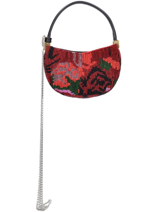 Magda Butrym: Micro Vesna floral beaded embroidery bag - Floral - women_0 | Luisa Via Roma