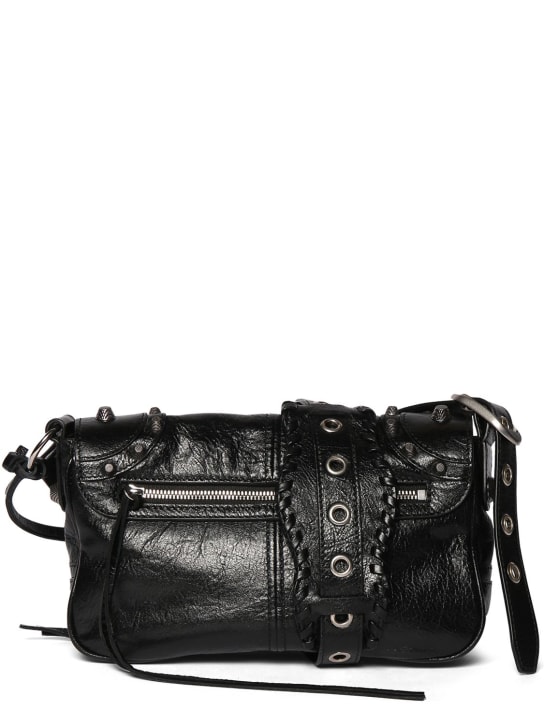 Balenciaga: XS Le Cagole leather bag - Black - men_0 | Luisa Via Roma