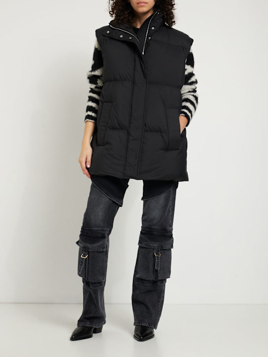 Stand Studio: Zola puffer down vest - Black - women_1 | Luisa Via Roma