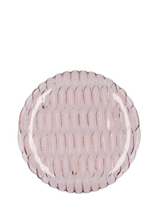 Kartell: Set of 4 Jellies Family fruit plates - Pink - ecraft_0 | Luisa Via Roma