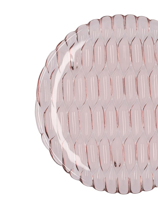 Kartell: Set of 4 Jellies Family fruit plates - Pink - ecraft_1 | Luisa Via Roma