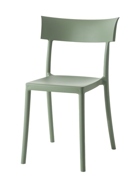 Kartell: Seto fo 2 Catwalk matte chairs - Sage Green - ecraft_1 | Luisa Via Roma