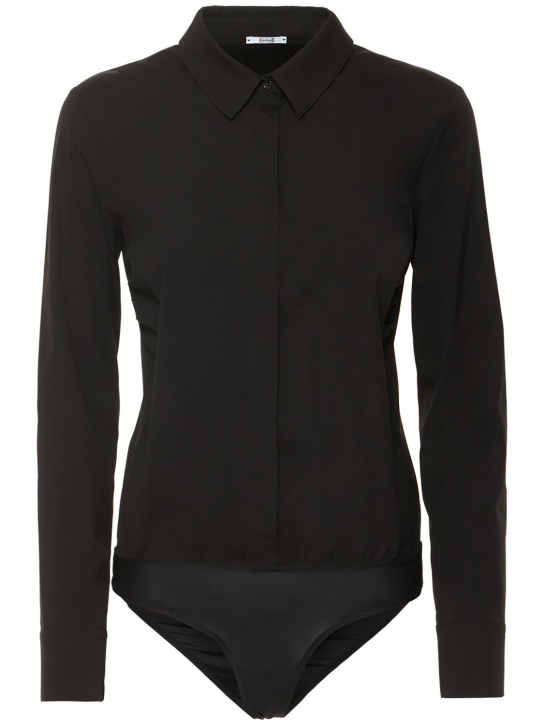 The blouse stretch cotton bodysuit - Wolford - Women | Luisaviaroma