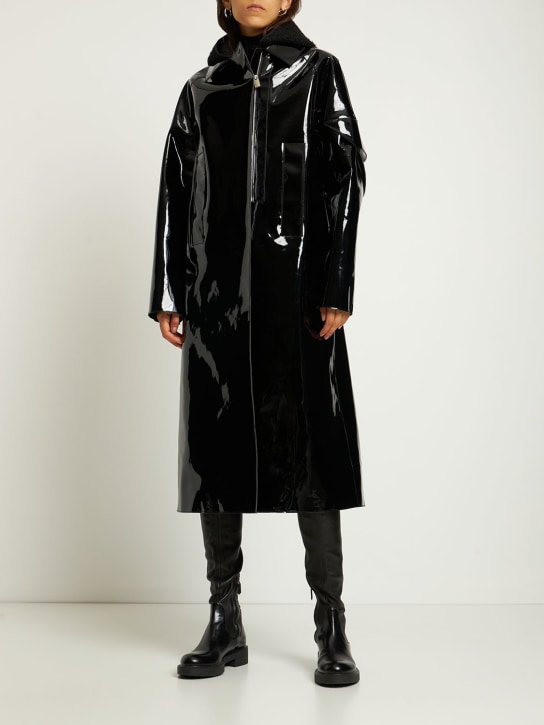 PVC long coat - Thumbnail 2