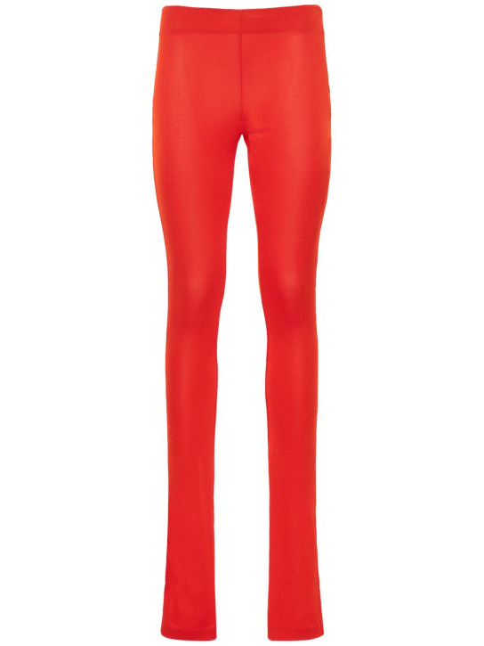 1017 Alyx 9sm: Legging en viscose stretch - Rouge - women_0 | Luisa Via Roma