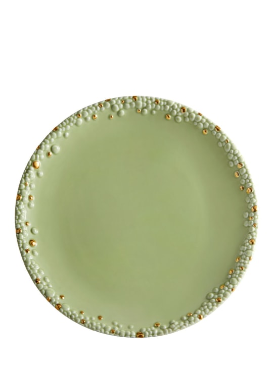 L'objet: Haas Mojave Matcha gold dinner plate - ecraft_0 | Luisa Via Roma