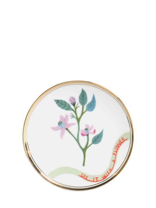Bitossi Home: Piatto Fiore Lillia 15cm - Bianco - ecraft_0 | Luisa Via Roma