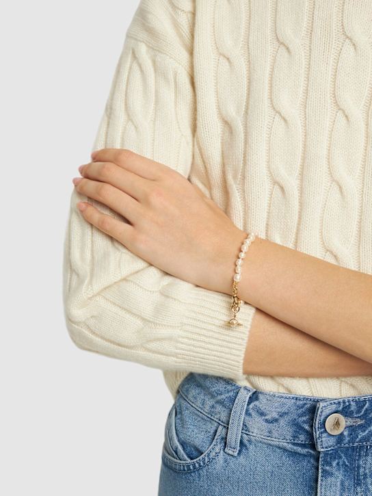 Vivienne Westwood: Aleksa imitation pearl bracelet - women_1 | Luisa Via Roma