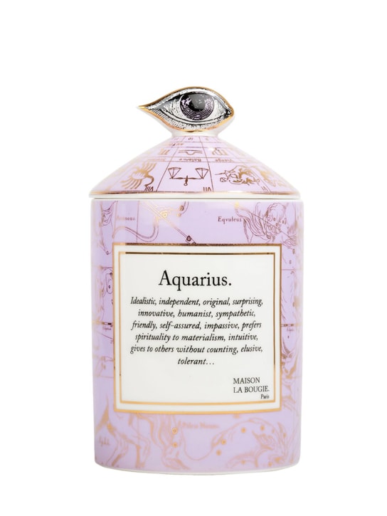 Maison La Bougie: Bougie parfumée Acquarium Zodiac 350 g - Violet - ecraft_0 | Luisa Via Roma