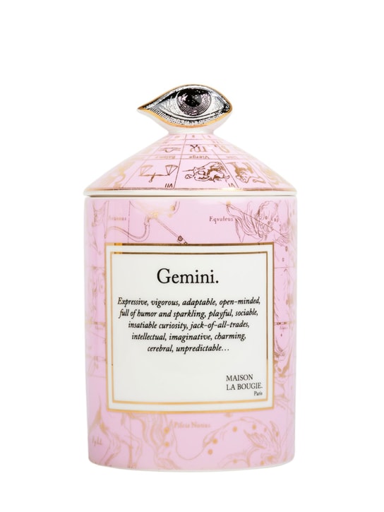 Maison La Bougie: Vela perfumada Gemini Zodiac 350gr - Rosa - ecraft_0 | Luisa Via Roma