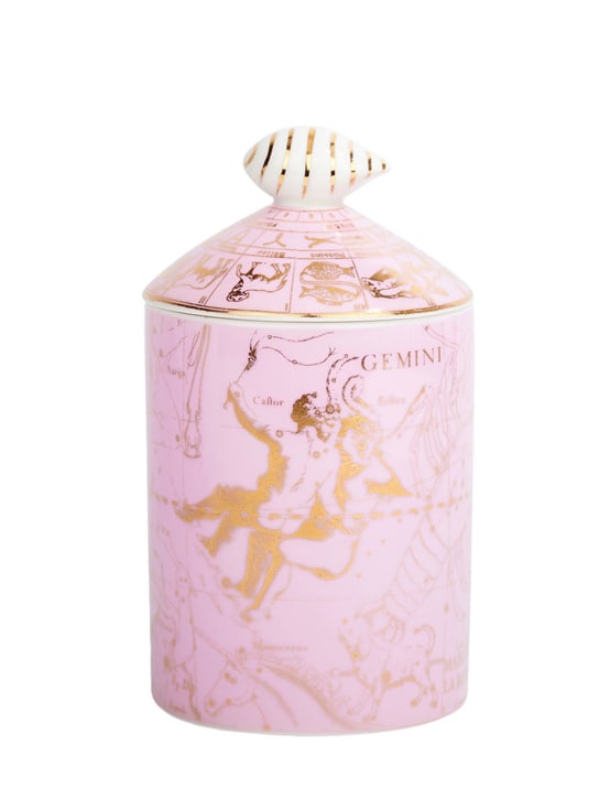 Maison La Bougie: Bougie parfumée Gemini Zodiac 350 g - Rose - ecraft_1 | Luisa Via Roma