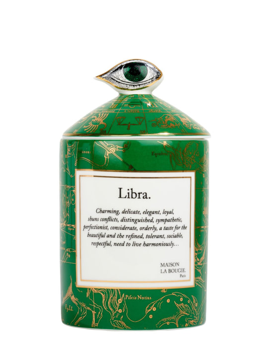 Maison La Bougie: 350gr Libra zodiac scented candle - Green - ecraft_0 | Luisa Via Roma