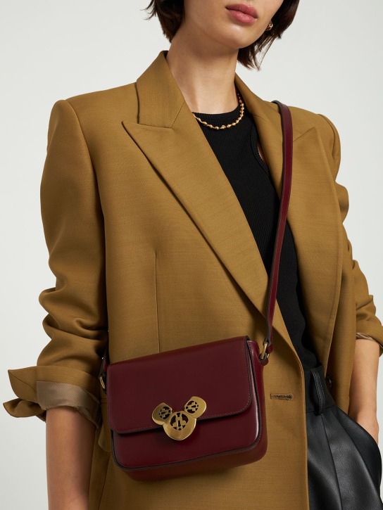 Isabel Marant: Mini Elda smooth leather shoulder bag - women_1 | Luisa Via Roma