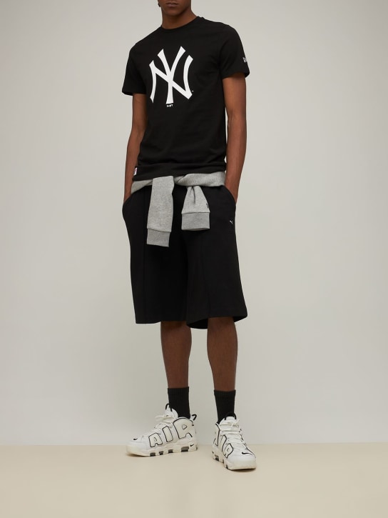 New Era: NY Yankees cotton t-shirt - Siyah - men_1 | Luisa Via Roma