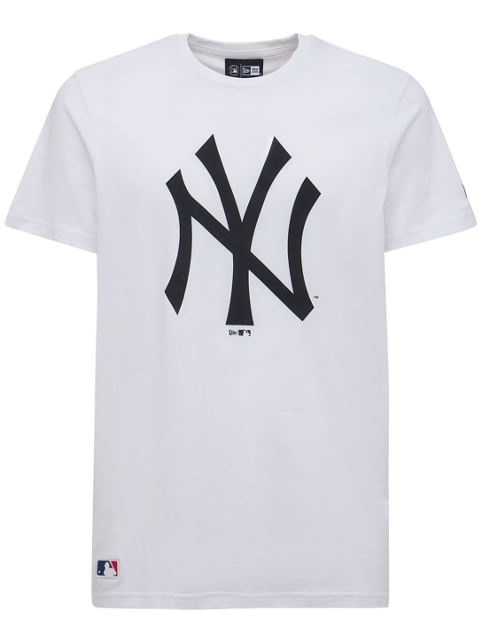 New Era: NY Yankees棉质T恤 - 白色 - men_0 | Luisa Via Roma